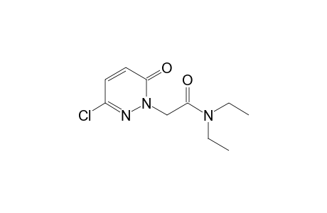 3-chloro-N,N-diethyl-6-oxo-1(6H)-pyridazineacetamide