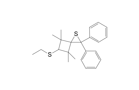 5-Ethylsulfanyl-4,4,6,6-tetramethyl-2,2-diphenyl-1-thiaspiro[2,3]hexane