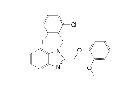 1H-benzimidazole, 1-[(2-chloro-6-fluorophenyl)methyl]-2-[(2-methoxyphenoxy)methyl]-