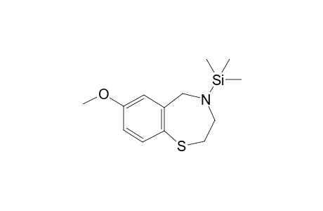 7-Methoxy-4-(trimethylsilyl)-2,3,4,5-tetrahydrobenzo[f][1,4]thiazepine