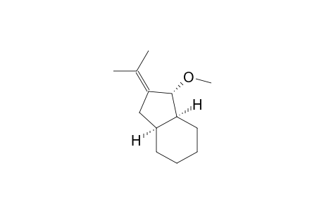 (1R*,3as*,7as*)-1-Methoxy-2-(propan-2-ylidene)octahydro-1H-indene