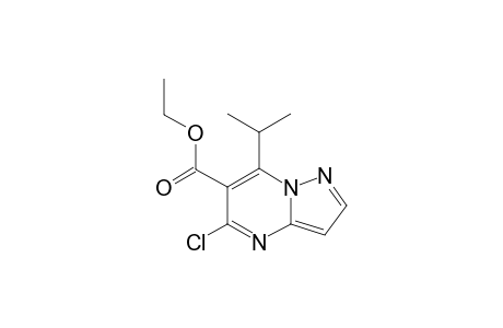 Ethyl 5-chloro-7-isopropylpyrazolo[1,5-a]pyrimidine-6-carboxylate