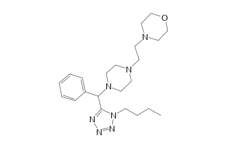 4-(2-(4-((1-Butyl-1H-tetrazol-5-yl)(phenyl)methyl)piperazin-1-yl)ethyl)morpholine