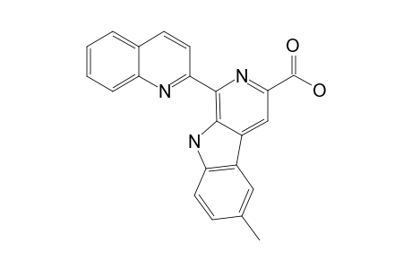 2-Methyl-6-(quinolin-2-yl)pyridino[4,5-b]indole-8-carboxylic acid