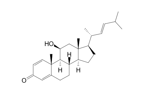 (22-E)-11-BETA-HYDROXY-24-NORCHOLESTA-1,4,22-TRIEN-3-ONE