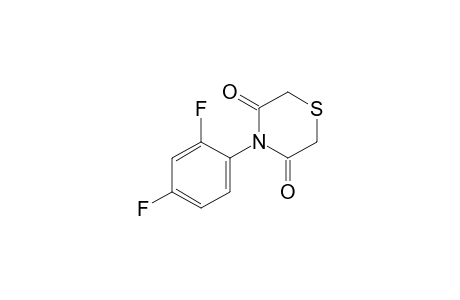 4-(2,4-difluorophenyl)-3,5-thiomorpholinedione