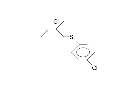 1-Chloro-4-[(2-chloro-2-methyl-3-butenyl)-thio]-benzol
