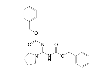 (NZ)-N-[benzyloxycarbonylamino(pyrrolidino)methylene]carbamic acid benzyl ester