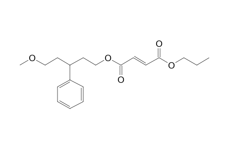 Fumaric acid, 5-methoxy-3-phenylpentyl propyl ester