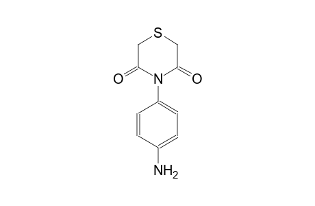 2H-1,4-Thiazine-3,5(4H,6H)-dione, 4-(4-aminophenyl)-