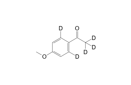 4'-Methoxyacetophenone-2,2,2,2',6'-d5