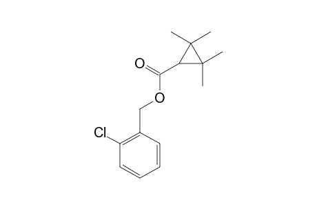 (2-chlorophenyl)methyl 2,2,3,3-tetramethylcyclopropane-1-carboxylate