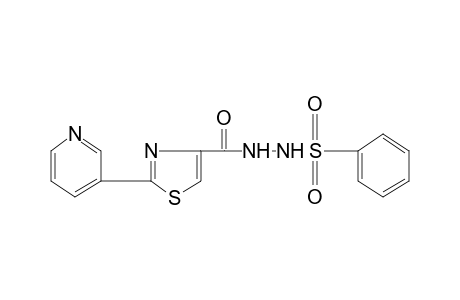 1-(phenylsulfonyl)-2-{[2-(3-pyridyl)-4-thiazolyl]carbonyl}hydrazine