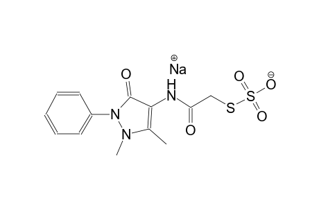 sodium S-{2-[(1,5-dimethyl-3-oxo-2-phenyl-2,3-dihydro-1H-pyrazol-4-yl)amino]-2-oxoethyl} thiosulfate