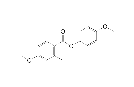 2-Methyl-p-anisic acid, p-methoxyphenyl ester