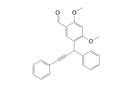 2,4-Dimethoxy-5-(1,3-diphenyl-propyn-3-yl)-benzaldehyde