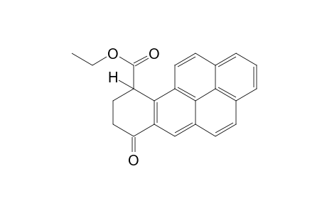 7-oxo-7,8,9,10-tetrahydrobenzo[a]pyrene-10-carboxylic acid, ethyl ester