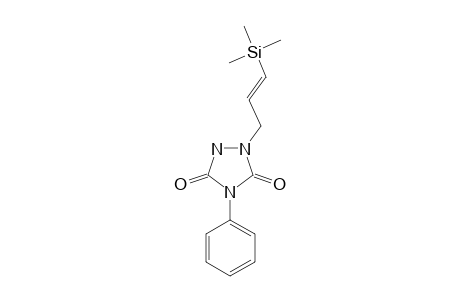 4-Phenyl-1-[(E)-3-trimethylsilylallyl]-1,2,4-triazolidine-3,5-dione