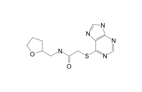 Acetamide, 2-(1H-purin-6-ylthio)-N-[(tetrahydro-2-furanyl)methyl]-