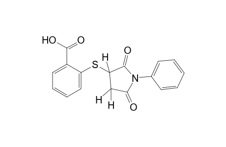 o-[(2,5-dioxo-1-phenyl-3-pyrrolidinyl)thio]benzoic acid