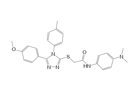 N-[4-(dimethylamino)phenyl]-2-{[5-(4-methoxyphenyl)-4-(4-methylphenyl)-4H-1,2,4-triazol-3-yl]sulfanyl}acetamide