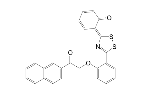 6-{5-[2-(2-Naphth-2-yl-2-oxoethoxy)phenyl]-1,2,4-dithiazol-3-ylidene}-2,4-cyclohexadien-1-one