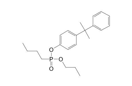 Butylphosphonic acid, 4-(2-phenylprop-2-yl)phenyl propyl ester