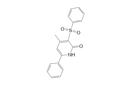 4-METHYL-6-PHENYL-3-PHENYLSULFONYL-2(1H)-PYRIDONE