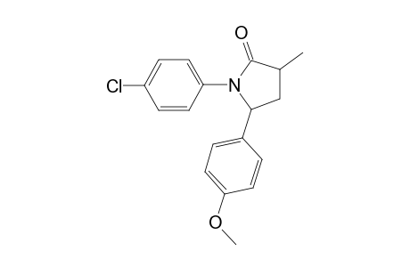 1-(4-Chlorophenyl)-5-(4-methoxyphenyl)-3-methylpyrrolidin-2-one