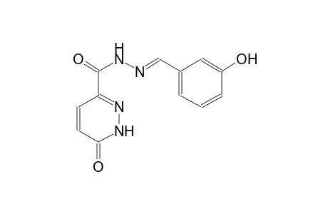 N'-[(E)-(3-hydroxyphenyl)methylidene]-6-oxo-1,6-dihydro-3-pyridazinecarbohydrazide