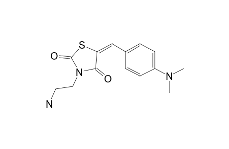 (E)-3-(2-Aminoethyl)-5-(4-(dimethylamino)benzylidene)thiazolidine-2,4-dione