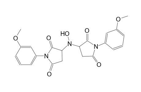 3-{hydroxy[1-(3-methoxyphenyl)-2,5-dioxo-3-pyrrolidinyl]amino}-1-(3-methoxyphenyl)-2,5-pyrrolidinedione