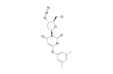 3-(3-AZIDO-2,3-DIDEOXY-BETA-D-ERYTHRO-PENTOFURANOSYL)-6-[(3,5-DIMETHYL-PHENYL)-THIO]-URACIL