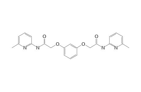 1,3-Bis[[(6-methylpyridin-2-yl)amino]carbonylmethoxy]benzene