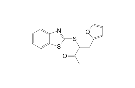 (Z)-3-(BENZOTHIAZOL-2'-YLTHIO)-4-(FURAN-2''-YL)-3-BUTEN-2-ONE