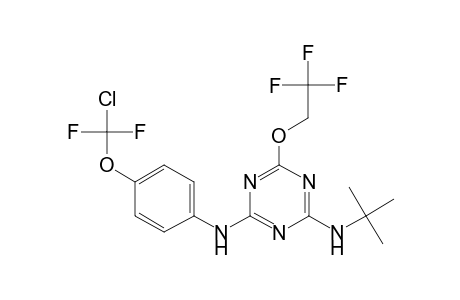 2-N-tert-butyl-4-N-[4-[chloro(difluoro)methoxy]phenyl]-6-(2,2,2-trifluoroethoxy)-1,3,5-triazine-2,4-diamine