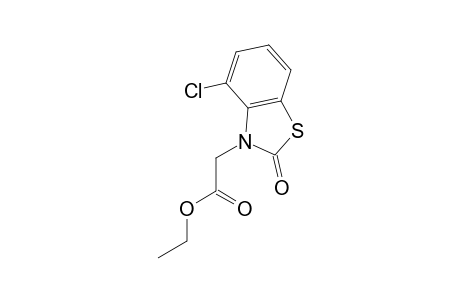 ETHYL-(4-CHLORO-2-OXO-2,3-DIHYDRO-3-BENZOTHIAZOL)-ACETATE