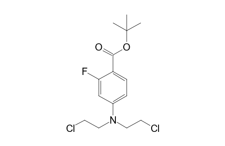 4-[bis(2-chloroethyl)amino]-2-fluoro-benzoic acid tert-butyl ester