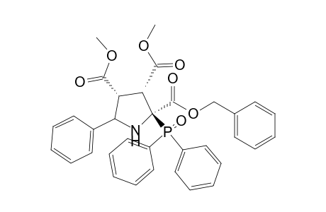 (2.alpha.,3.alpha.,4.alpha.,4.alpha.)-(+-)-3,4-Dimethyl 2-phenyl-methyl 2-(diphenylphosphinoyl)-5-phenyl-2,3,4-pyrrolidinetricarboxylate