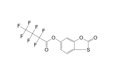 6-Hydroxy-1,3-benzoxathiol-2-one, heptafluorobutyrate