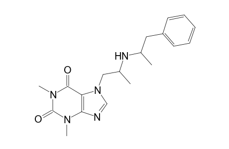 7-[2'-(1"-Methyl-2"-phenylethylamino)propyl]-theophilline