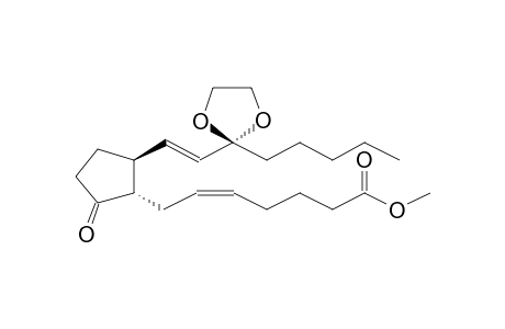 METHYL ESTER 15-ETHYLENEDIOXY-9-OXO-Z5,13E-PROSTADIENOIC ACID