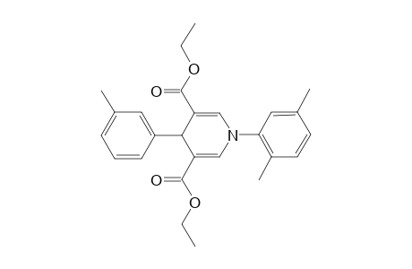 Diethyl 1-(2,5-dimethylphenyl)-4-(3-methylphenyl)-1,4-dihydro-3,5-pyridinedicarboxylate
