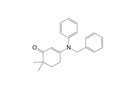 3-(N-BENZYLANILINO)-6,6-DIMETHYLCYCLOHEX-2-ENONE