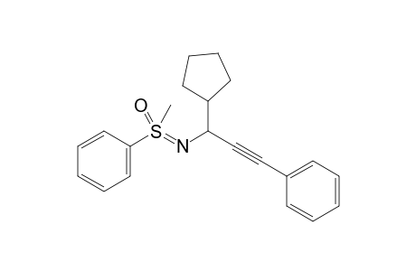 N-(1-Cyclopentyl-3-phenylprop-2-yn-1-yl)-S,S-methylphenyl sulfoximine