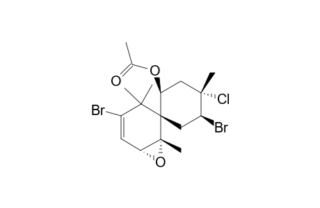 5-Acetoxy-2,10-dibromo-3-chloro-7.alpha.,8.alpha.-epoxy-.alpha.-chamigrene