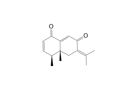 2,9,7(11)-EREMOPHILATRIENE-1,8-DIONE