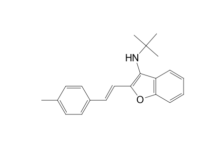 (E)-N-tert-Butyl-2-(4-methylstyryl)benzofuran-3-amine