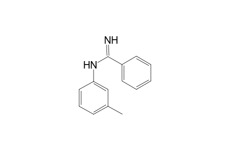 N-(3-methylphenyl)benzenecarboximidamide