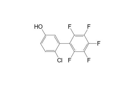 4-Chloranyl-3-[2,3,4,5,6-pentakis(fluoranyl)phenyl]phenol